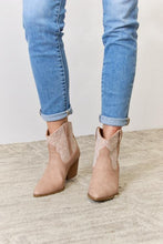 Load image into Gallery viewer, Sparkle In her Step Rhinestone Ankle Cowgirl Booties
