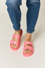 Load image into Gallery viewer, Double Buckle Open Toe Sandals
