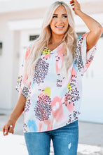 Load image into Gallery viewer, Pattern Party V-Neck Half Sleeve Top
