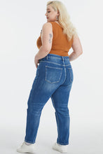 Load image into Gallery viewer, Lucia High Waist Distressed Washed Cropped Mom Jeans by Bayeas
