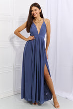 Load image into Gallery viewer, Captivating Muse Open Crossback Maxi Dress
