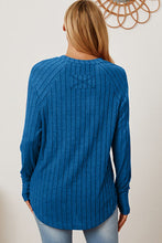 Load image into Gallery viewer, Easy Does It Ribbed Thumbhole Sleeve Top (multiple color options)
