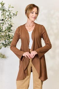 Love Without End Open Front Long Sleeve Cardigan