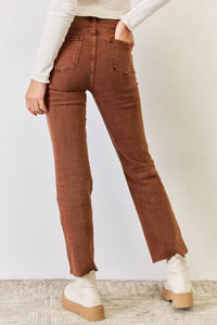 Silvia High Rise Tummy Control Straight Jeans by Risen