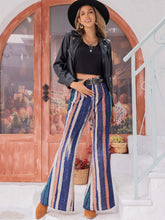 Load image into Gallery viewer, Gypsy Soul Striped Flare Leg Pants
