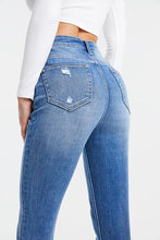 Load image into Gallery viewer, Paityn High Waist Distressed Raw Hew Skinny Jeans by Bayeas
