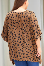 Load image into Gallery viewer, Wonders of the Wild Handkerchief Hem Blouse  - Plus Size
