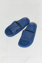 Load image into Gallery viewer, Sliding Into Comfort Open Toe Slide in Navy
