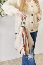 Load image into Gallery viewer, The Chic Adventure Fringe Detail Contrast Handbag (multiple color options)
