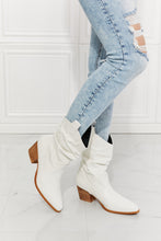 Load image into Gallery viewer, Better in Texas Scrunch Cowboy Boots in White

