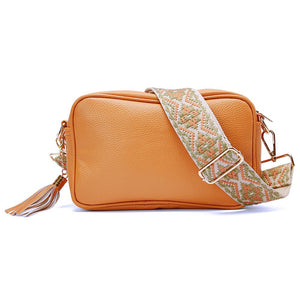 Bold & Bright: The Vegan Leather Tassel Crossbody Color Pop Bag (multiple color options)