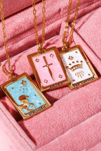 Load image into Gallery viewer, Mystical Charms Tarot Card Pendant Necklace (multiple options)
