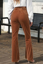 Load image into Gallery viewer, Fun Night Out High Waist Ribbed Velour Flare Pants

