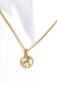 Zodiac Zodiacity Stainless Steel Necklace (all signs)
