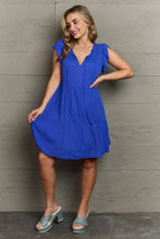 Load image into Gallery viewer, Enchanting Elegance Peasant Neckline Tiered Dress
