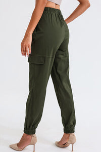 In Her Stride High Waist Cargo Pants (multiple color options)