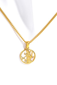 Zodiac Zodiacity Stainless Steel Necklace (all signs)