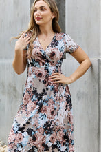 Load image into Gallery viewer, Give Me Roses Floral Maxi Wrap Dress
