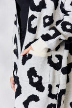Load image into Gallery viewer, Peaceful Mornings Leopard Open Front Cardigan
