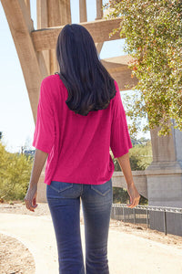 Carefree Classic Round Neck Drop Shoulder T-Shirt (multiple color options)