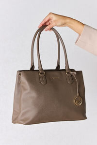 Julia Structured Leather Handbag  (3 color options)