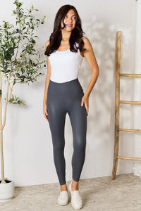 In The Moment Wide Waistband High Waist Leggings