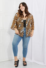 Load image into Gallery viewer, Wild Muse Animal Print Kimono in Camel
