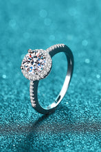 Load image into Gallery viewer, Timeless Radiance Round Moissanite Ring
