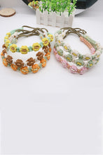 Load image into Gallery viewer, In My Circle Daisy Macrame Headband (Assorted 2-Pack)
