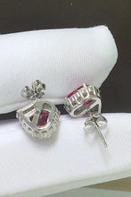 Load image into Gallery viewer, Blushing Love&#39;s Embrace 2 Carat Moissanite Heart-Shaped Earrings
