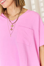 Load image into Gallery viewer, All Smiles Texture Short Sleeve T-Shirt in Candy Pink
