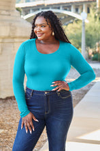 Load image into Gallery viewer, Soft &amp; Simple Round Neck Long Sleeve Bodysuit (multiple color options)
