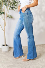 Load image into Gallery viewer, Full of Secrets Slit Flare Jeans by Bayeas
