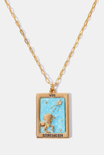 Load image into Gallery viewer, Mystical Charms Tarot Card Pendant Necklace (multiple options)
