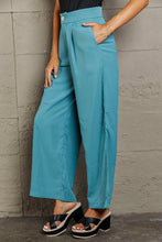 Load image into Gallery viewer, Cool And Carefree Wide Leg Buttoned Pants
