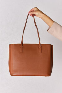 Katie Vegan Leather Office Tote Bag (multiple color options)