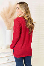 Load image into Gallery viewer, Santa&#39;s Snuggle Wide Notch Relax Top
