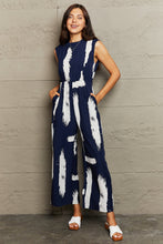 Load image into Gallery viewer, Mighty Maven Round Neck Cutout Jumpsuit with Pockets
