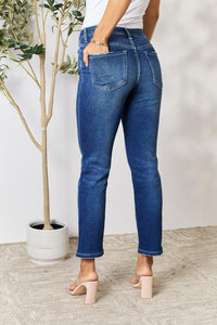 Juliette Distressed Cropped Jeans by Bayeas