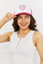 Load image into Gallery viewer, Falling For You Trucker Hat in Pink

