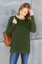Load image into Gallery viewer, Her Basic Needs Round Neck Dropped Shoulder T-Shirt (multiple color options)
