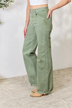 Load image into Gallery viewer, Calista Raw Hem Wide-Leg Jeans by Risen

