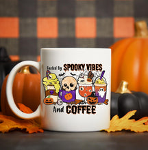 Load image into Gallery viewer, Fueled By Spooky Vibes Beverage Mug
