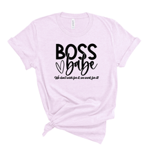 Load image into Gallery viewer, Boss Babe Graphic T-Shirt
