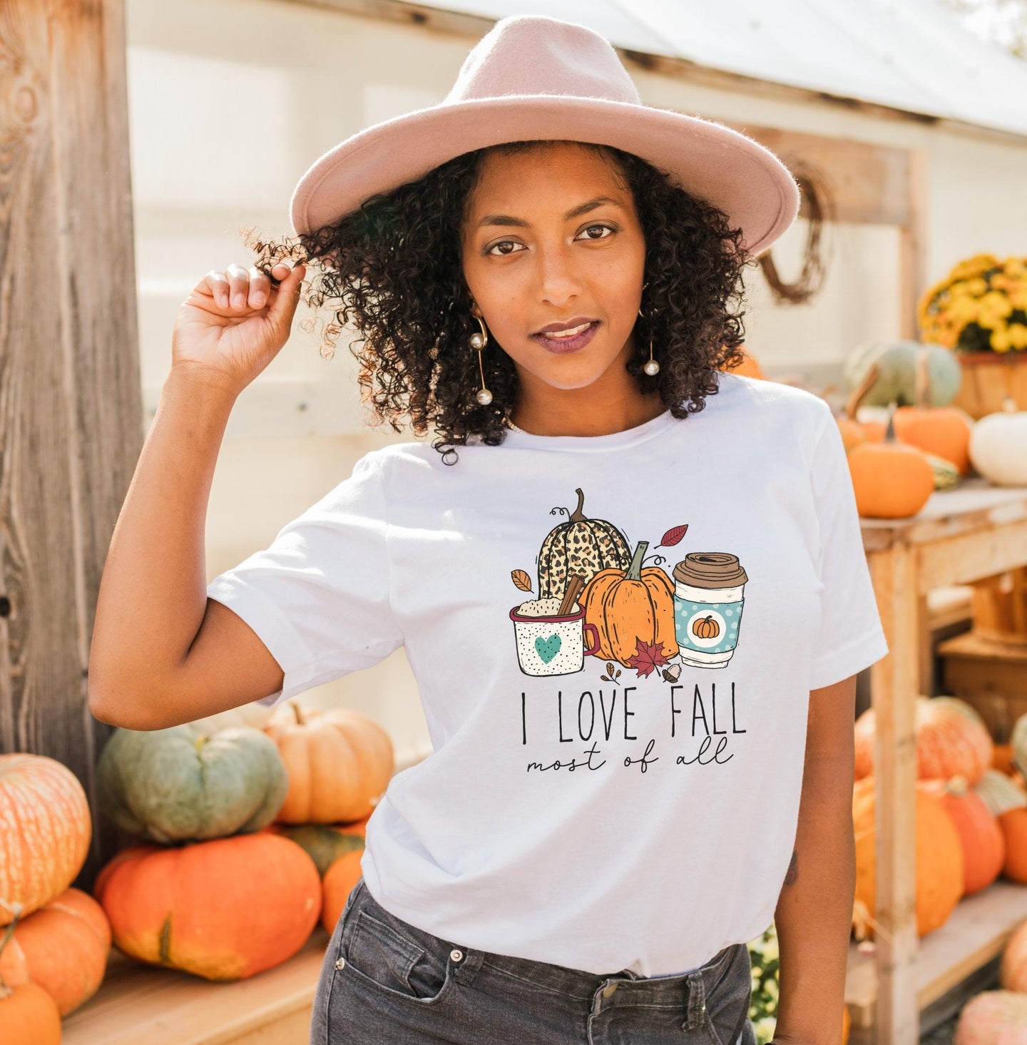 I Love Fall Graphic T-Shirt