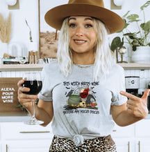 Load image into Gallery viewer, This Witch Needs Wine Graphic T-Shirt
